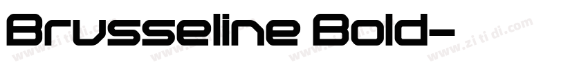 Brusseline Bold字体转换